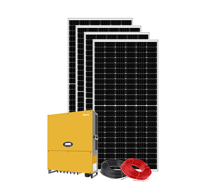 Sistem surya On-Grid tiga fase 10 kw-200 KW
