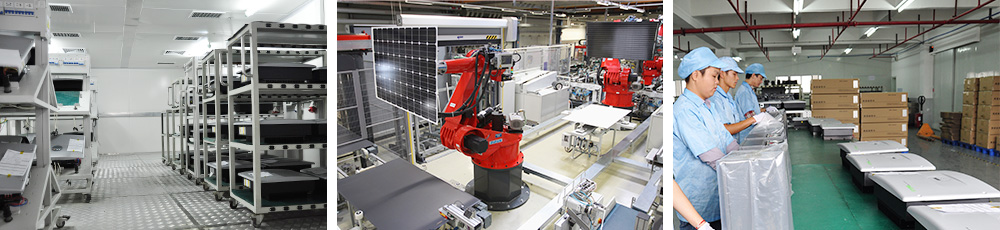 Produksi sistem surya On-grid fase tunggal 1KW-6KW