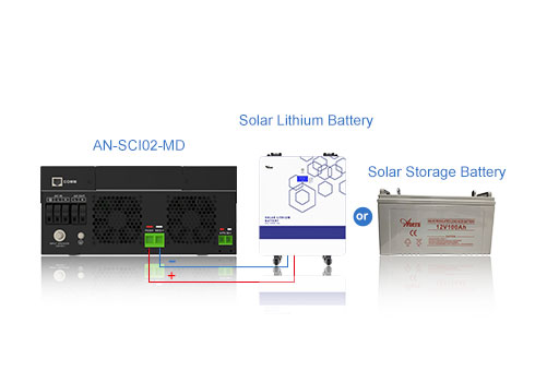 Baik baterai penyimpanan solar maupun Baterai solar lithium dapat dihubungkan secara langsung, dan fungsi penyeimbang baterai dapat mengoptimalkan kinerja baterai dan memperpanjang daya tahan baterai.