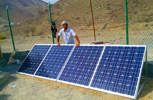 Sistem surya Off-Grid 30KW di Aljazair