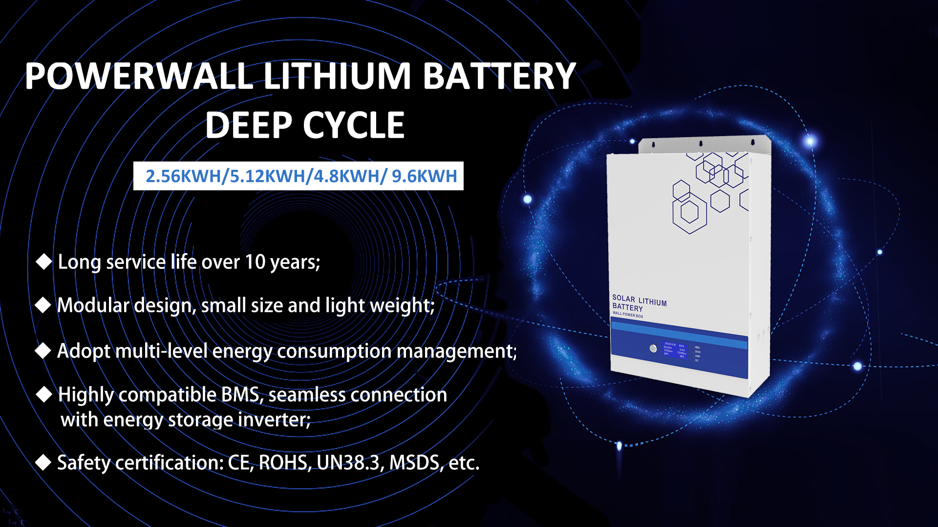 Baterai Lithium Powerwall siklus dalam