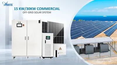 Sistem surya Off Grid 15 kw-50 KW