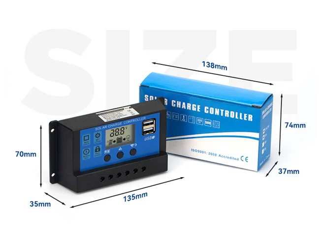 PWM pengontrol pengisi daya surya