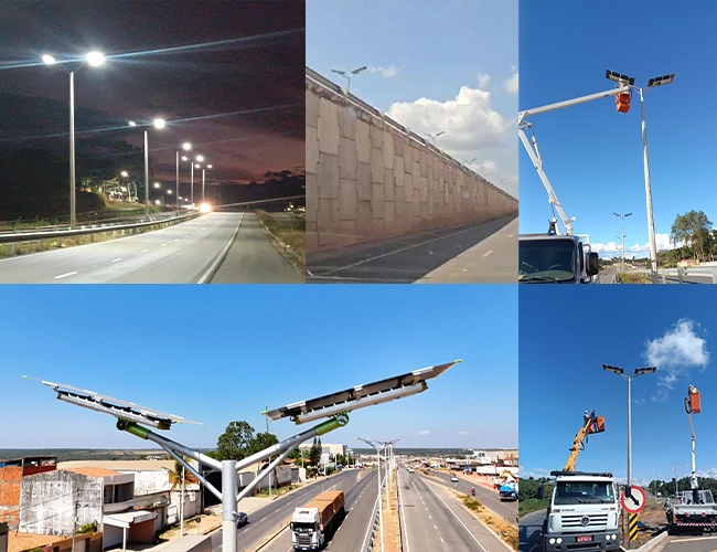 Lampu Jalan panel surya