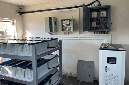 Sistem tenaga surya Off-grid 65KW di Zimbabwe