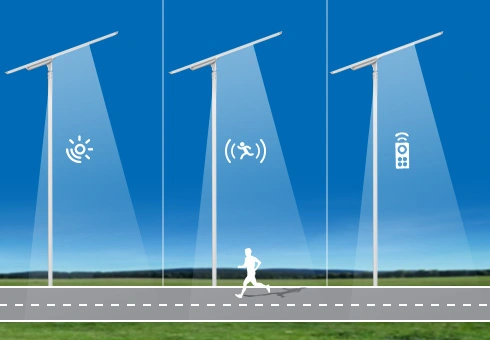 Ini dilengkapi dengan kontrol fotosel, sensor gerak microwave, dan remote control, yang menawarkan beberapa opsi kontrol untuk fungsionalitas yang dioptimalkan.
