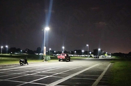 Lampu Jalan tenaga surya SLV, 90set dengan CCTV di taman Filipina