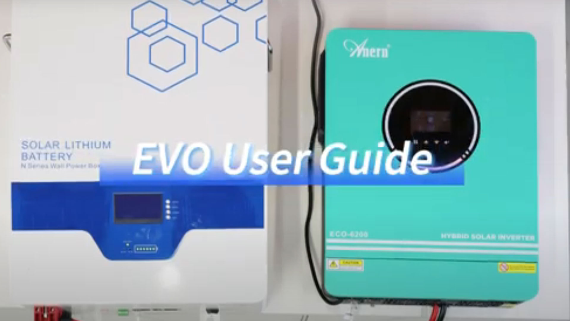 Pengaturan komunikasi dari Inverter seri AN-EVO dan baterai Lithium seri N